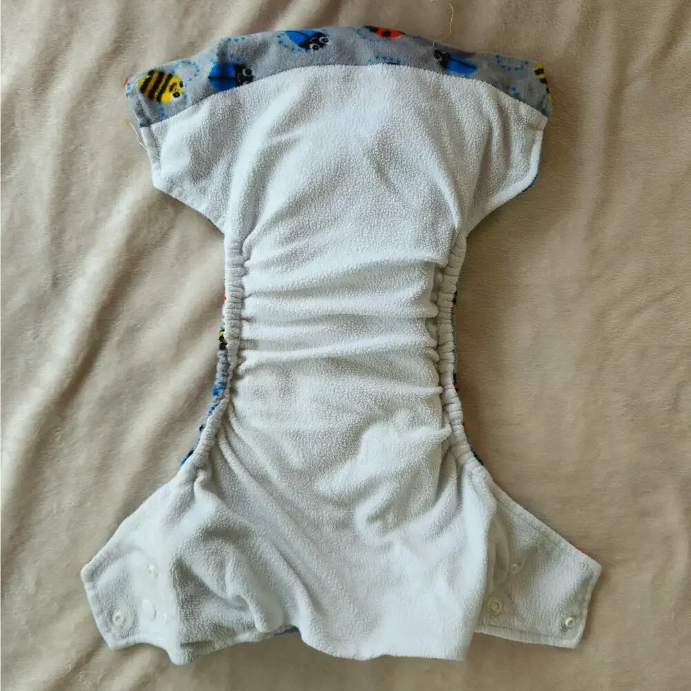 KaWaii Baby One-Size Pocket Cloth Diaper Bundle - Set of 3 + Inserts